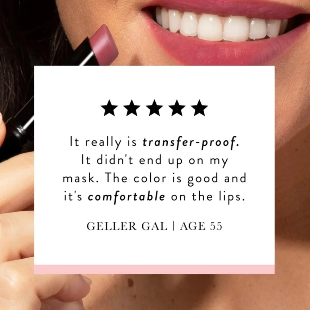 🌺Laura Geller Wise Smart Pout Matte Transfer Proof Lipstick
